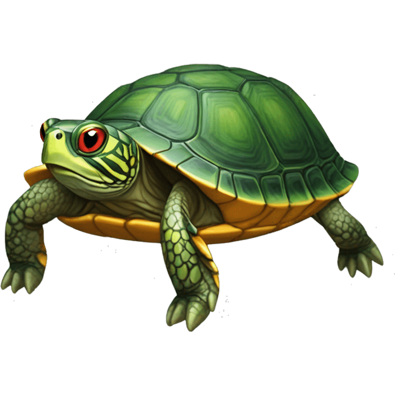 Red-Eared Slider turtle terrapin emoji