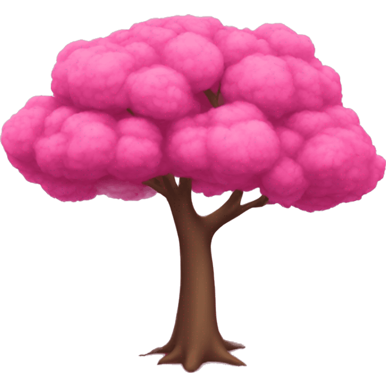 pink tree emoji