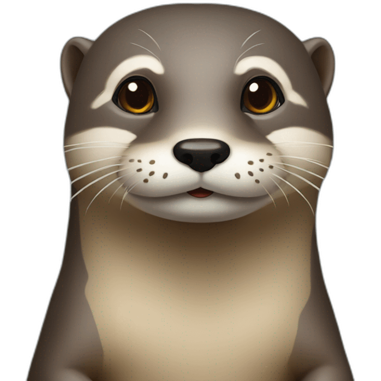 Loutre sur tortu emoji