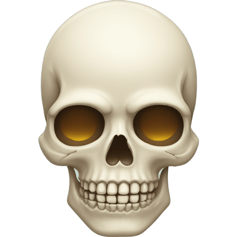 skull emoji with side eyes emoji