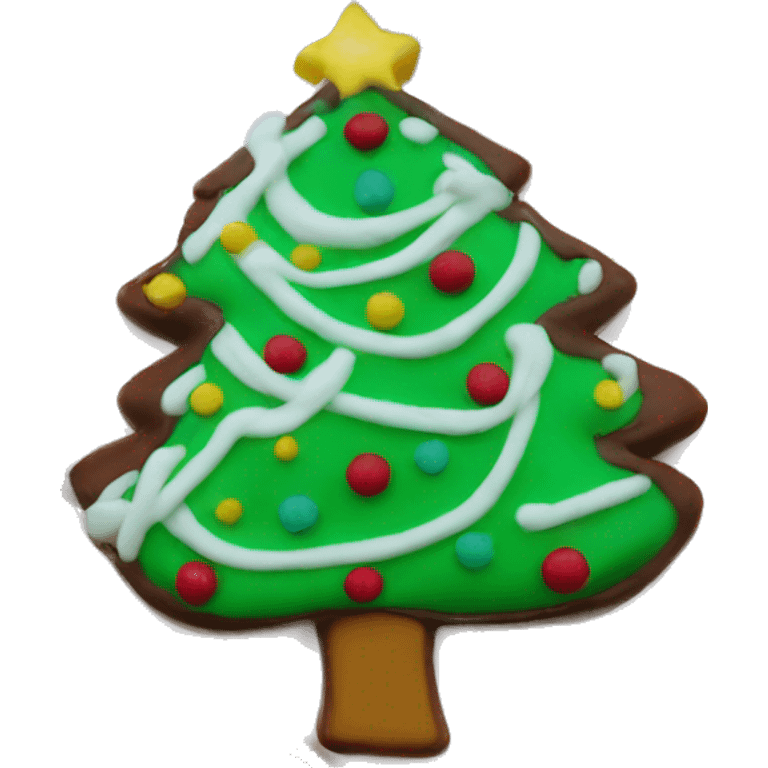 Little Debbie Christmas tree snack cake bow  emoji