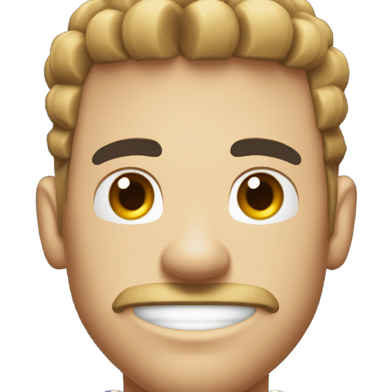 very light skin with freckles guy almost pale with 2 strand black twitsts yelling with basketball jersey and diamond chain on with dread that are long to his shoulders.  goatee and mustache. no beard or side burns. black hair and lack facial hair. old school Mario style pixelated emoji