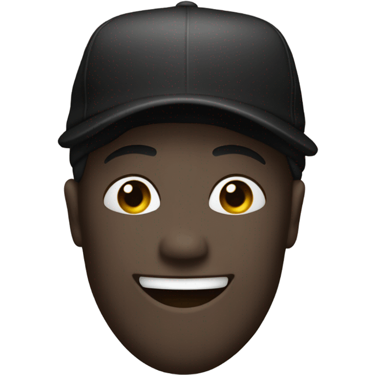 smile perfume emoji with black cap emoji