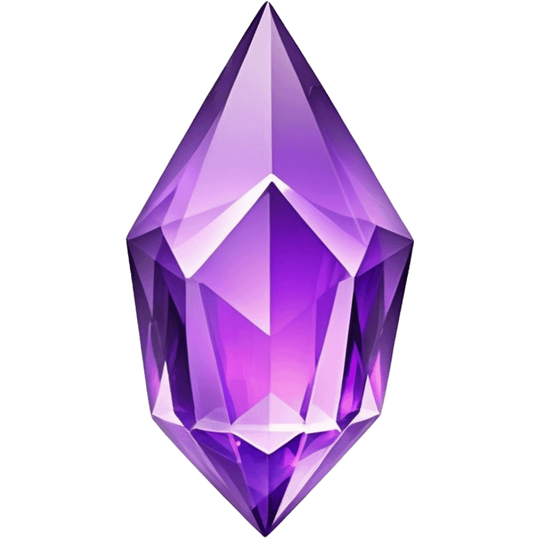 Purple colour crystal long shard emoji