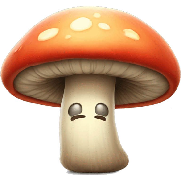 angry mushroom with face emoji