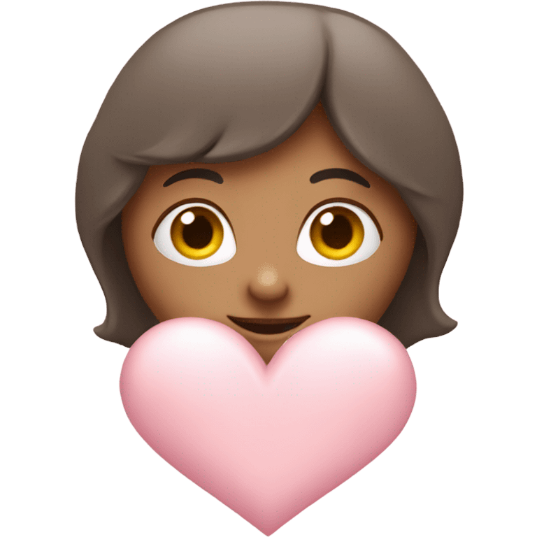 Light Pink heart  emoji