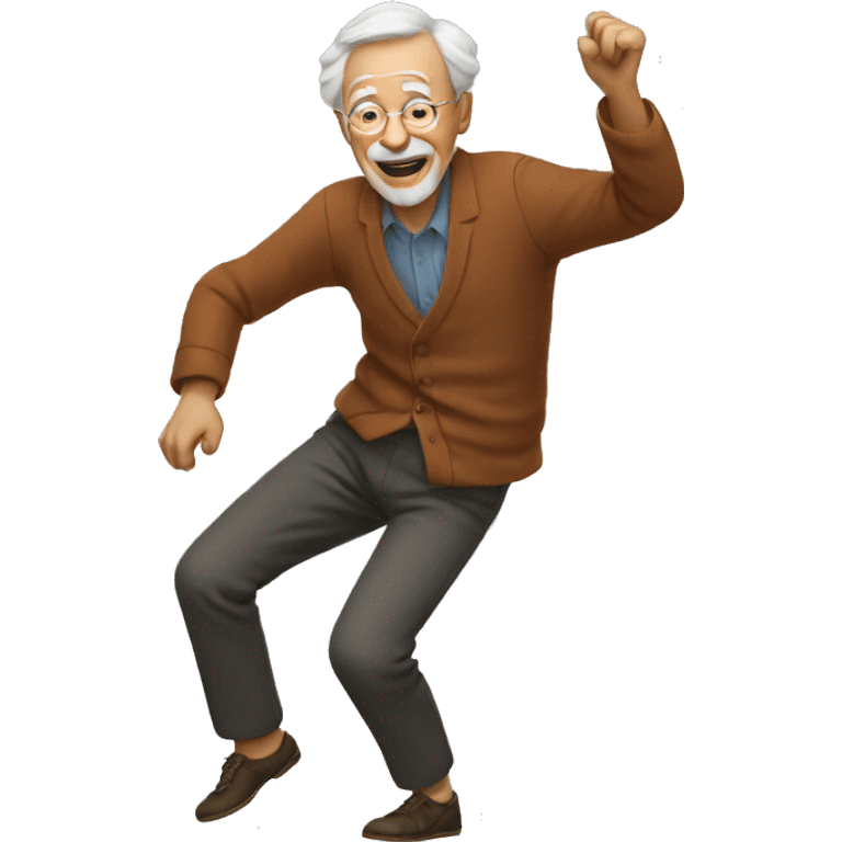 old man dancing emoji