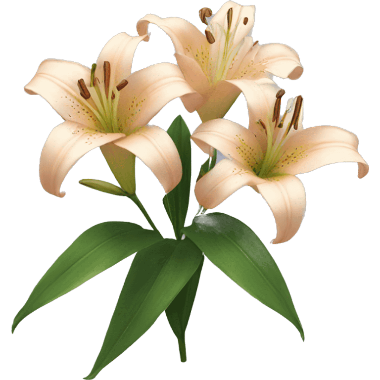 Lilies emoji