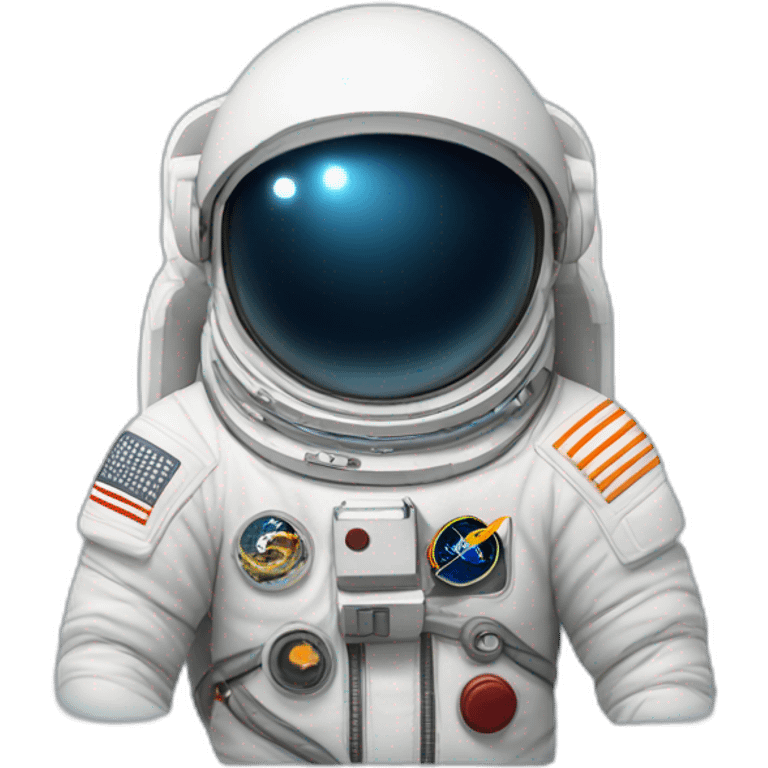 Astronaute qui se gratte la tête emoji