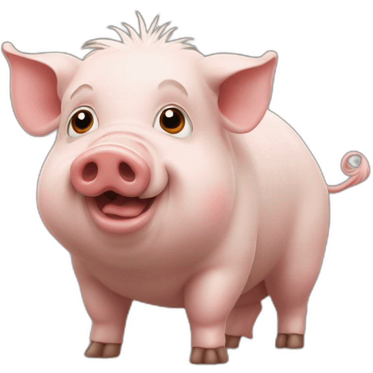 Cochon d'inde poilu emoji