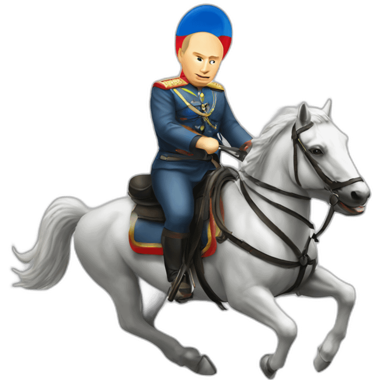 putin riding a misil emoji