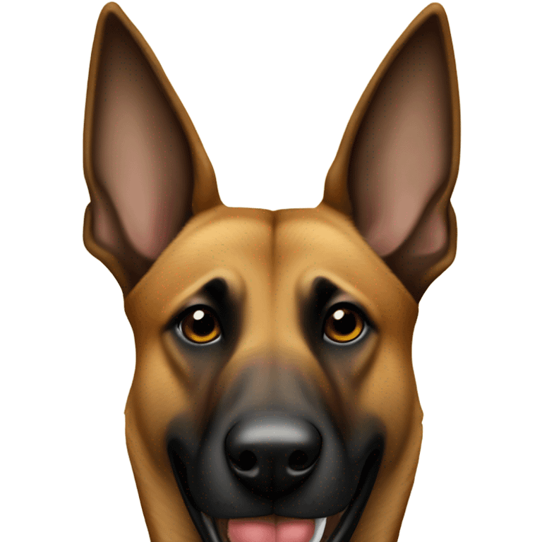 Belgian malinois smoking a cigar  emoji