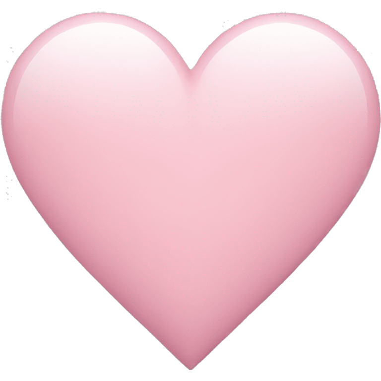 Light pink heart emoji