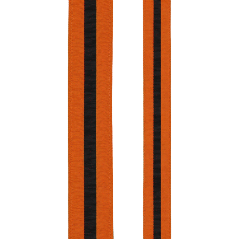 St George’s ribbon orange and black emoji