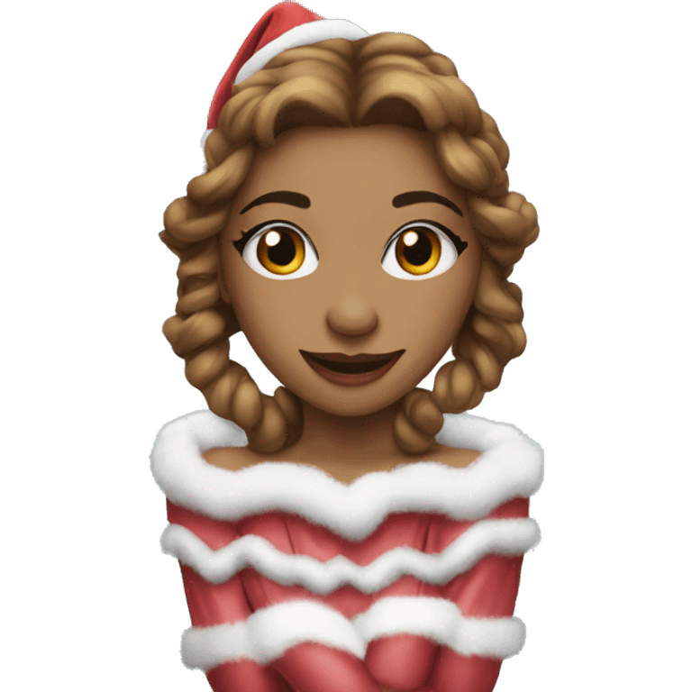 Cute coquette Christmas  emoji