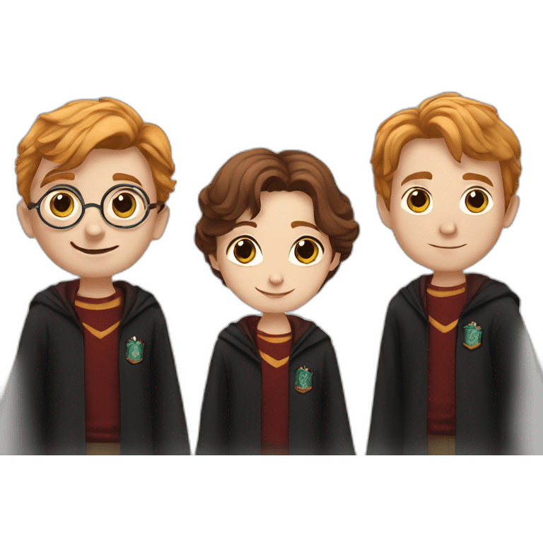 Harry Potter, harmonie and ron emoji