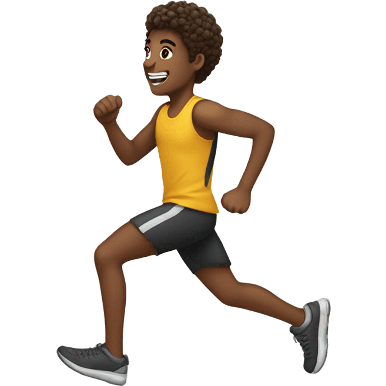 teen running emoji