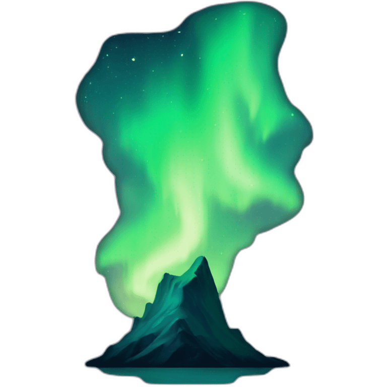 Northern lights emoji