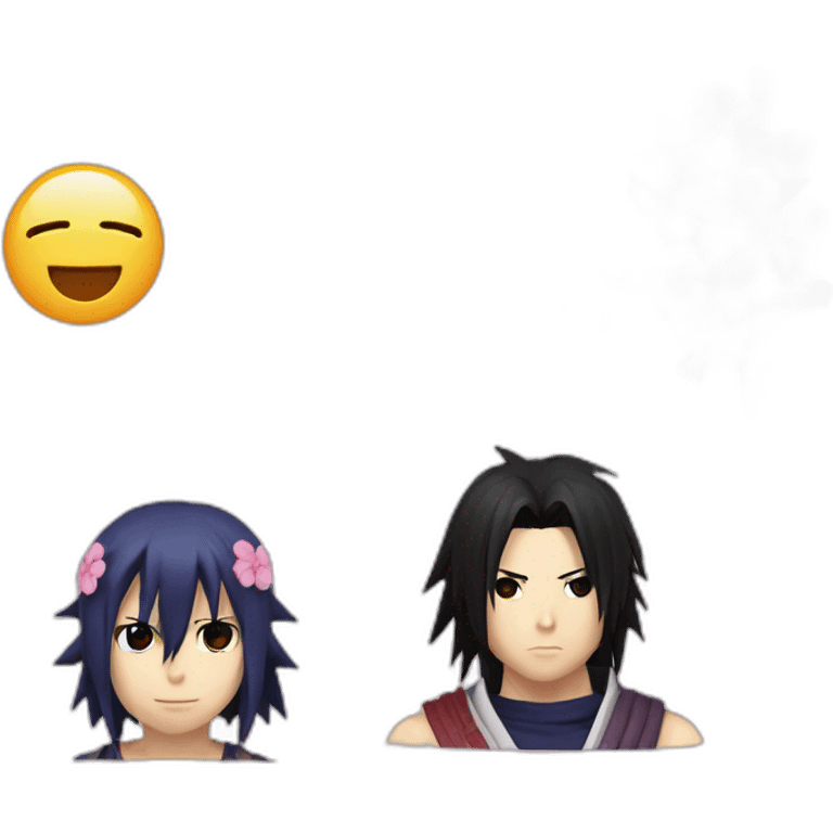 sasuke and sakura emoji