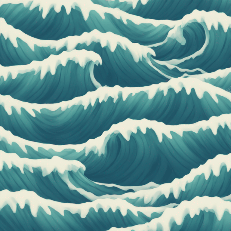 breaking wave emoji