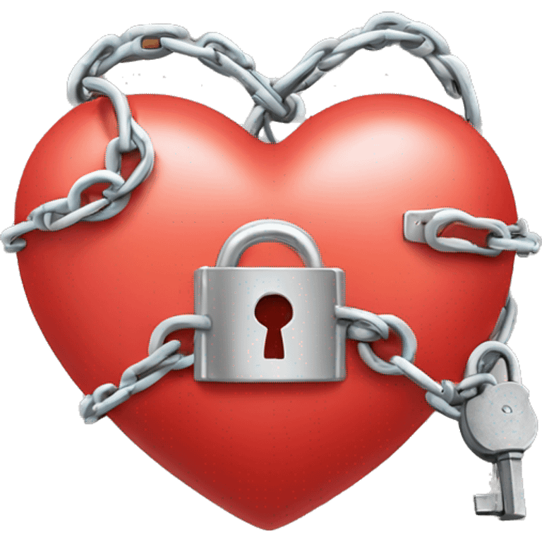 HEART WITH PADLOCK emoji