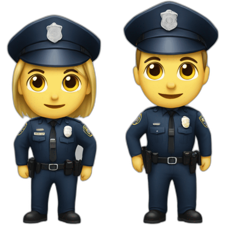 police and monher emoji