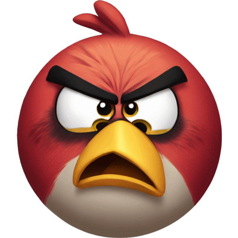 angry bird emoji