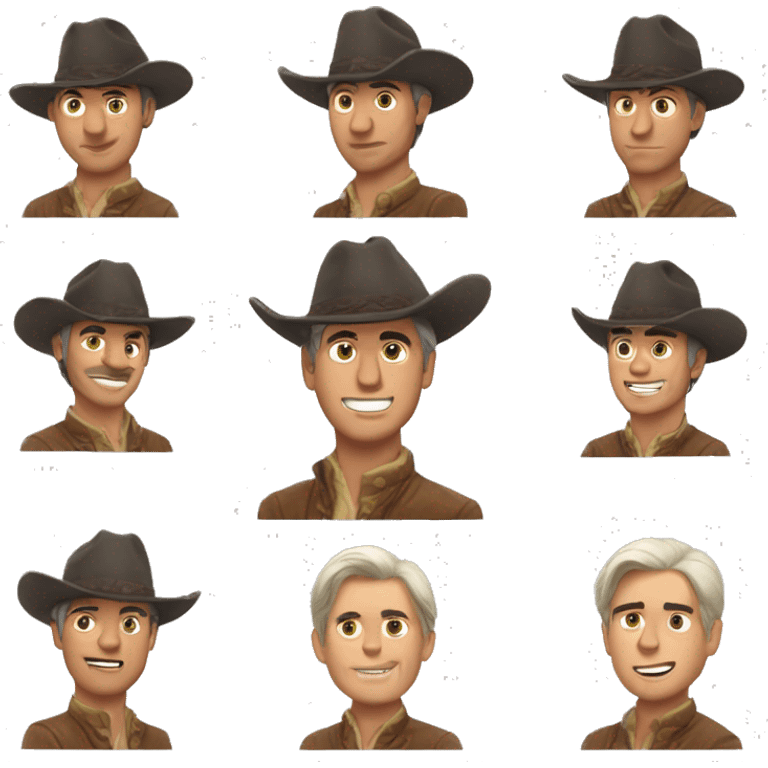 hombre sordo en una carrera de caballos emoji