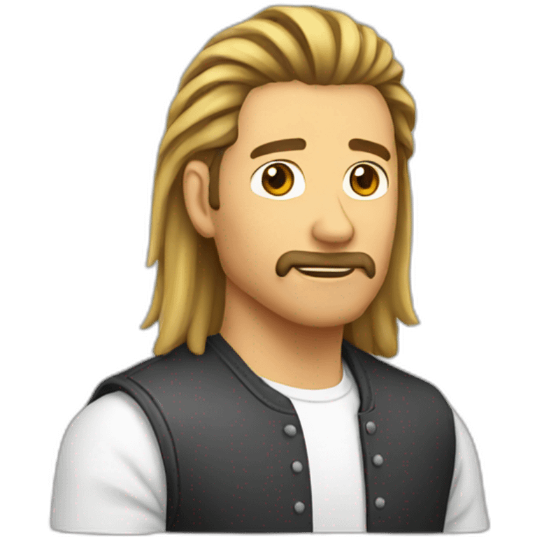 mullet cut emoji