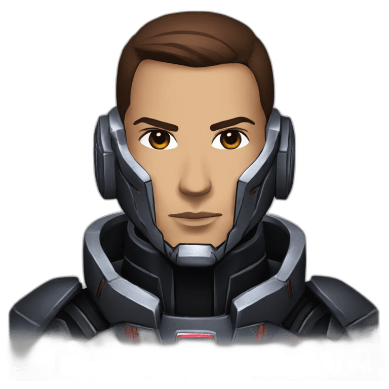 Commander Shepard from Mass Effect emoji