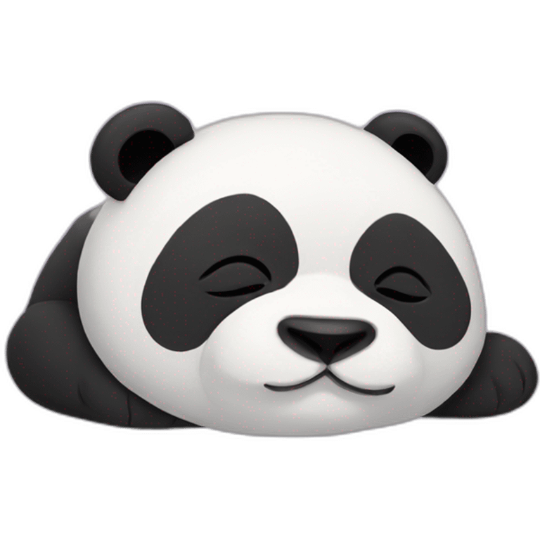 sleeping panda emoji