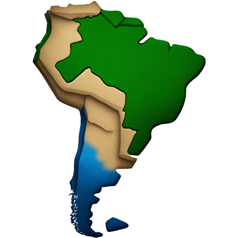 South america earth emoji