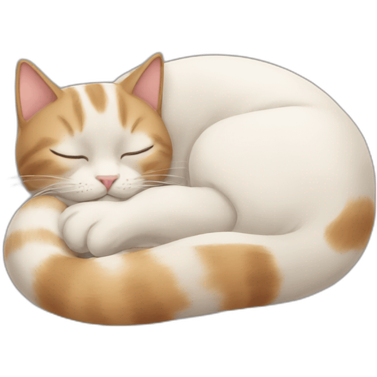 Cat who sleep emoji