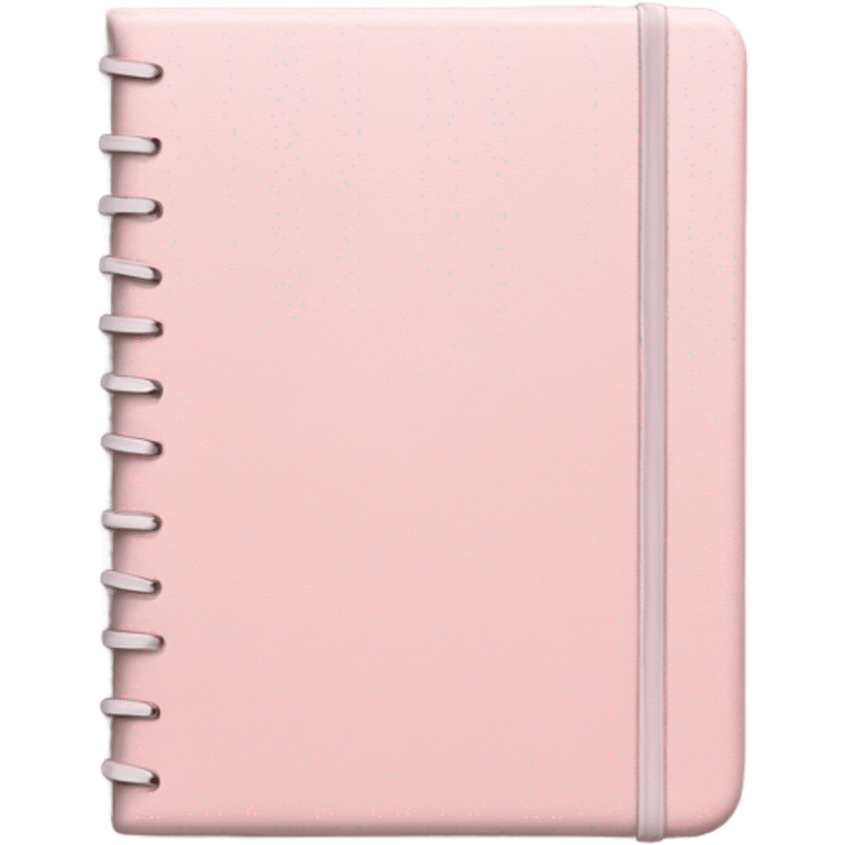 Light pink note book  emoji