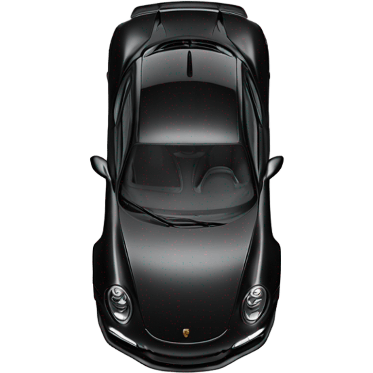 porsche gt3 rs in black color emoji