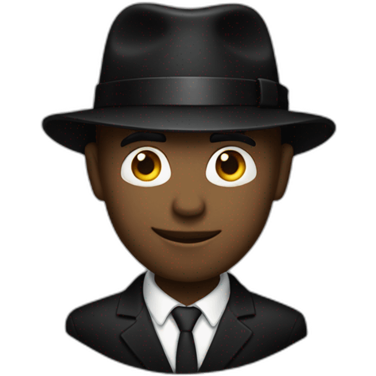 Men-in-black emoji