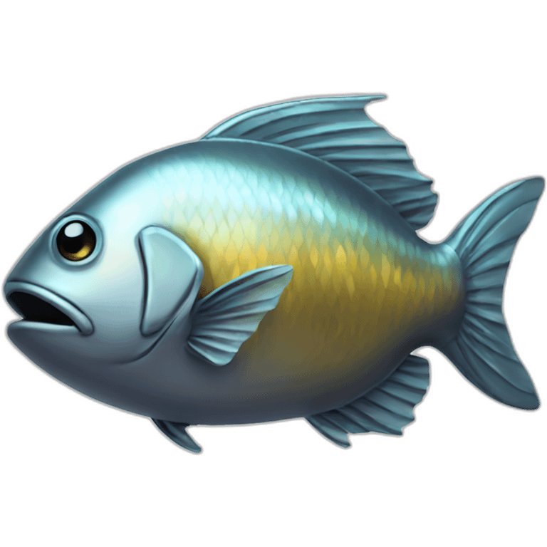 metallic-fish emoji