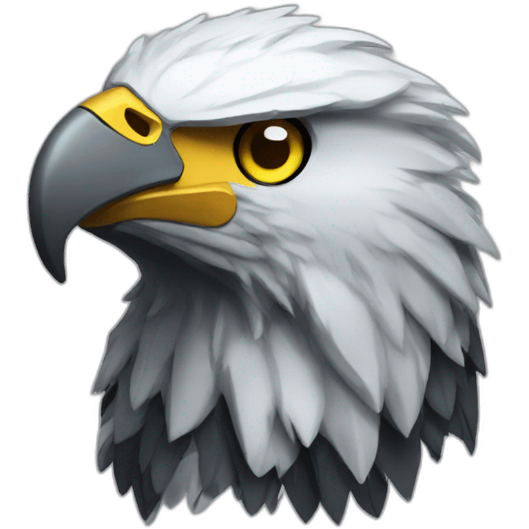 mecha eagle head emoji