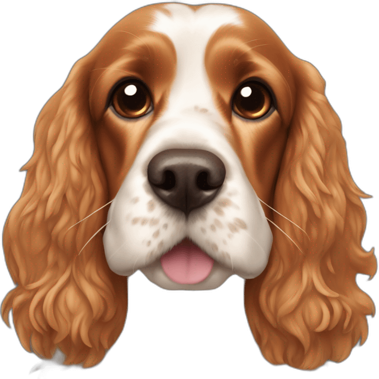 Ginger English Cocker Spaniel emoji