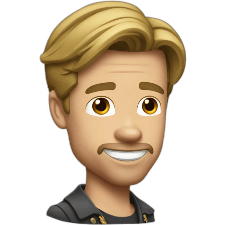 brad pitt Mickey O'Neil emoji