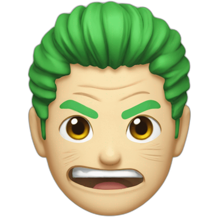 Zoro ungry emoji