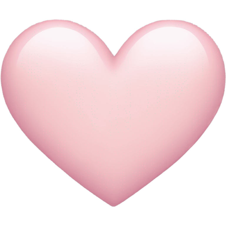 Light pink heart  emoji