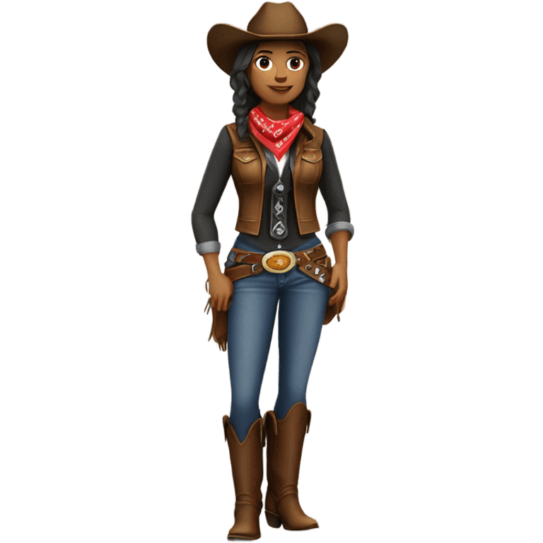 Cowgirl emoji