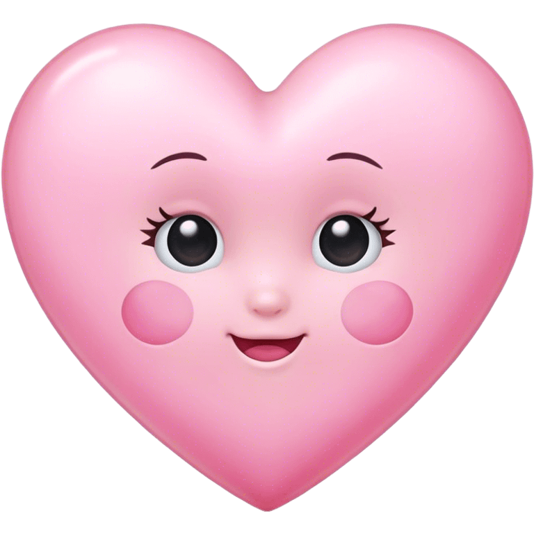 Baby pink heart  emoji