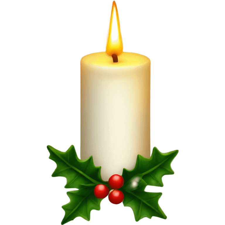 christmas candle emoji