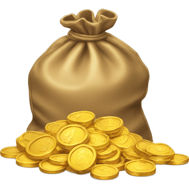 bag of gold coins emoji