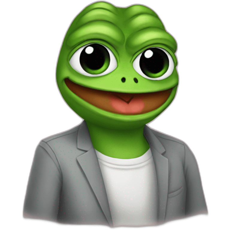 Pepe love tezos emoji