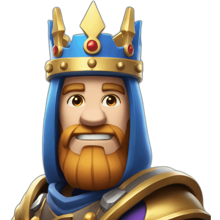 King from clash royale emoji