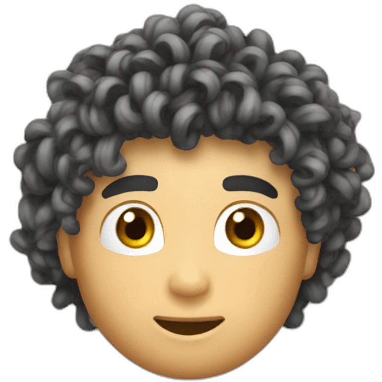 Ronaldo noodle hair emoji