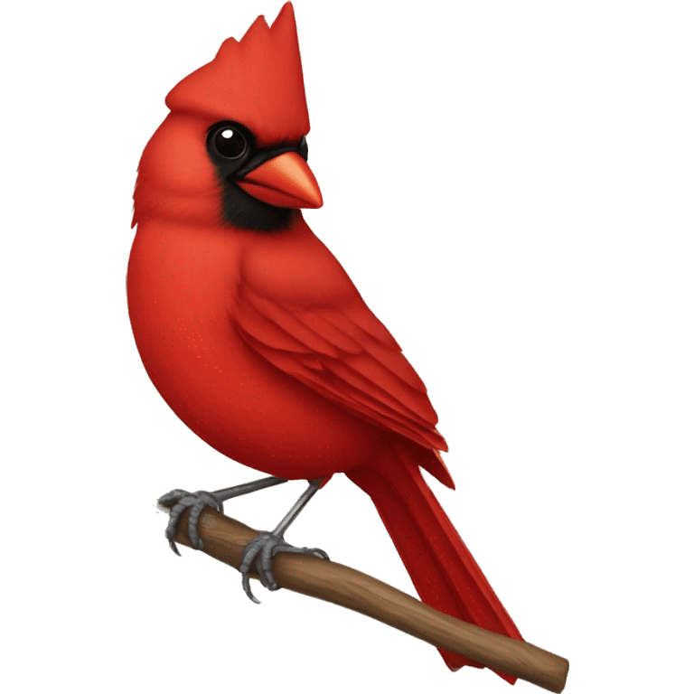 Red cardinal emoji